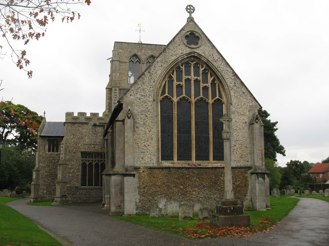 St Nicholas parish church in Dereham, Norfolk — one of the largest in the county with its detached bell tower